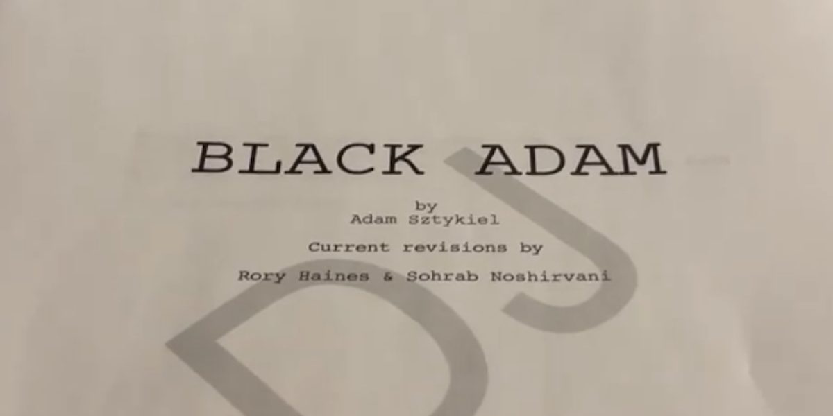 Black Adam: Dwayne "The Rock" Johnson mostra la sceneggiatura, mancano 3 settimane alle riprese