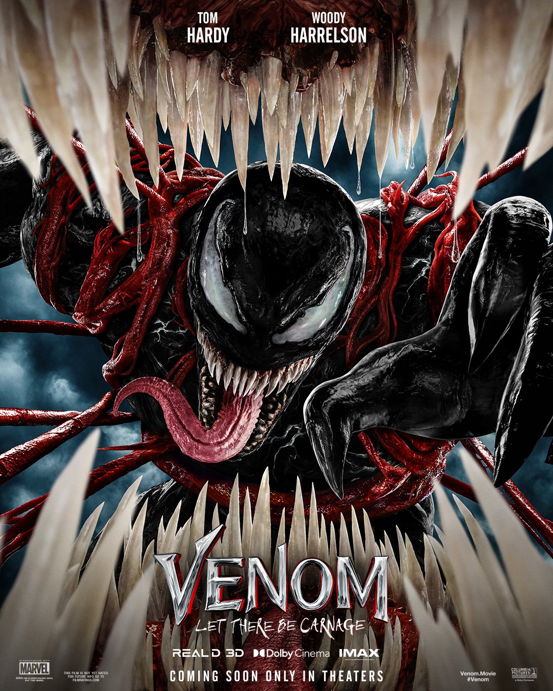 Lo spettacolare e dark Teaser Trailer anche in italiano di Venom La Furia di Carnage e il Teaser Poster in autunno 2021 al cinema!